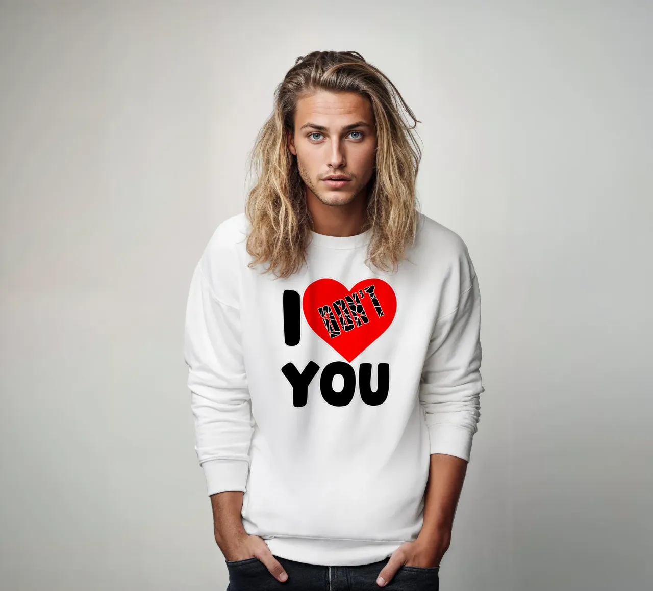 I Don't Love You sweatshirt by sillyindustries
