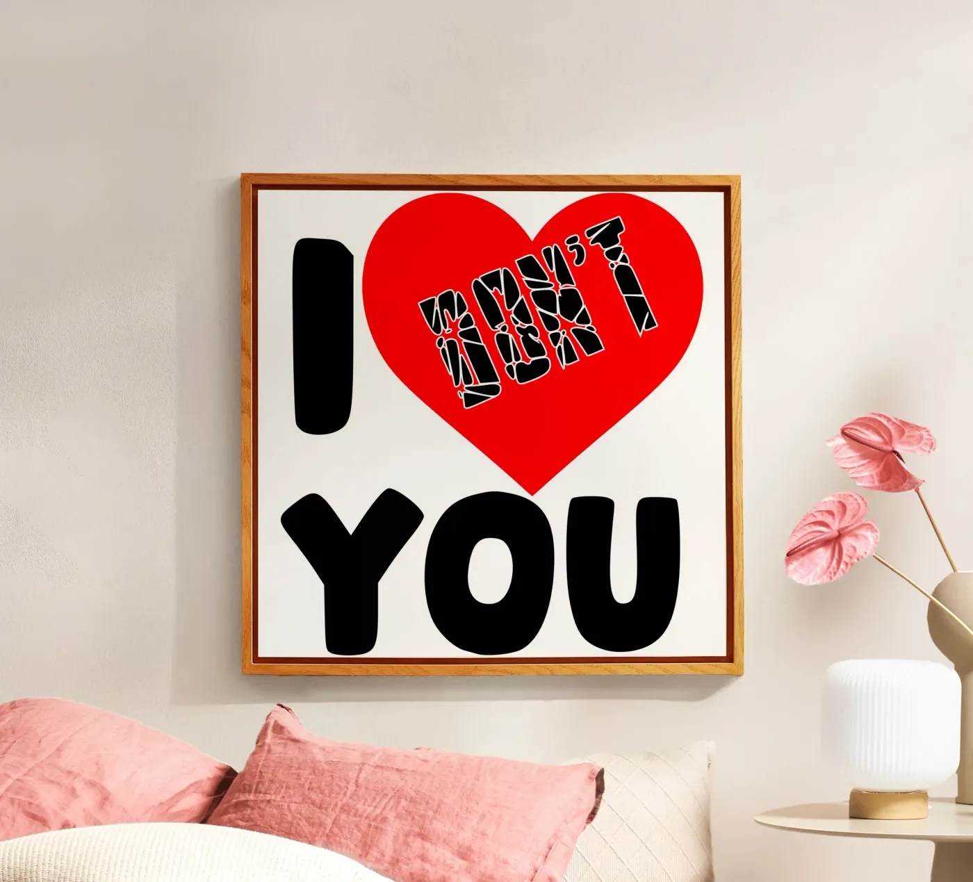 Non ti amo plexiglass da sillyindustries