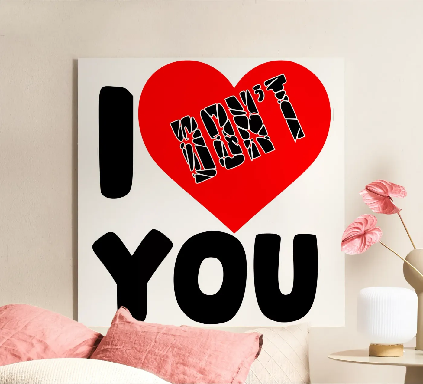 Non ti amo plexiglass da sillyindustries