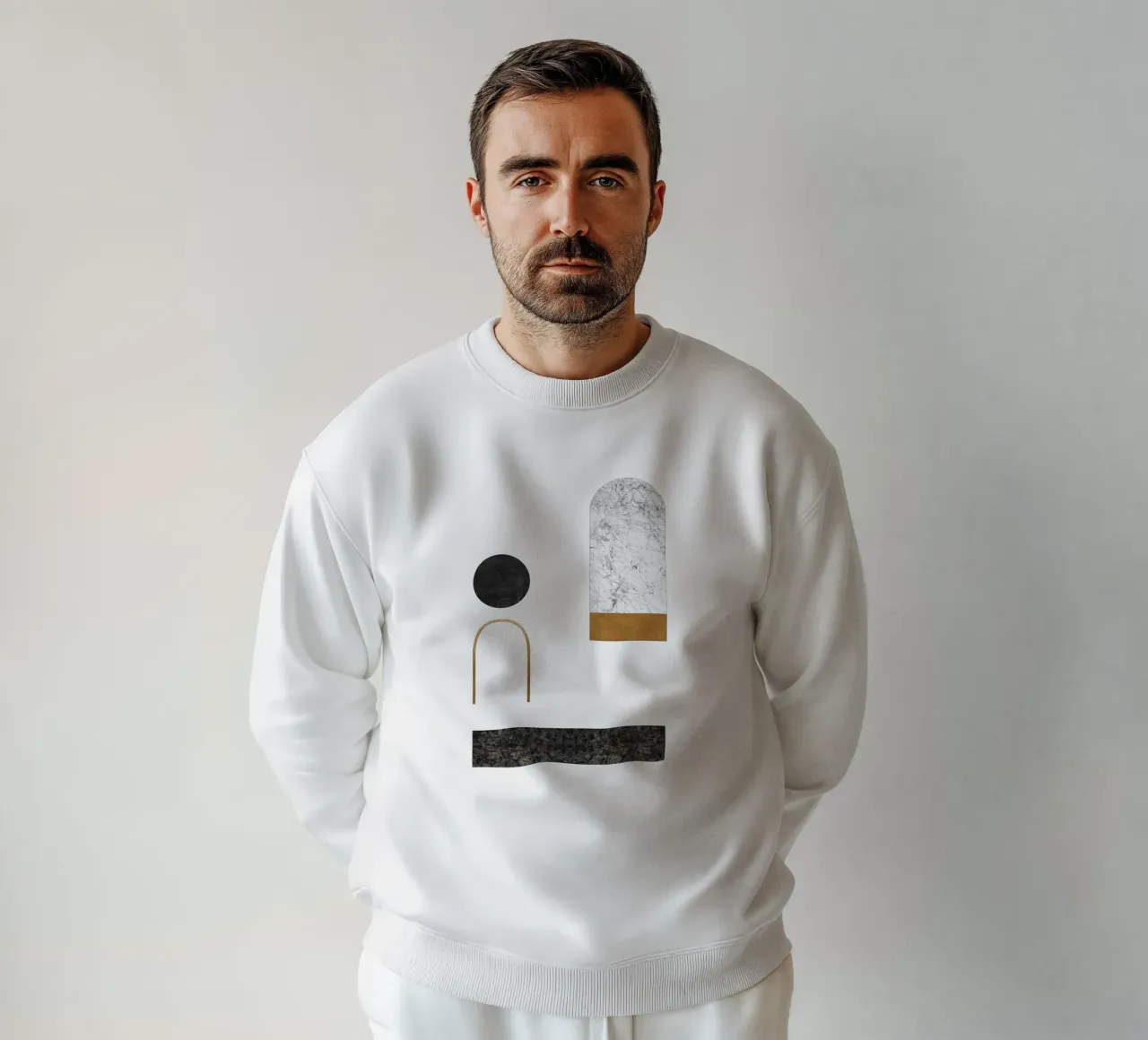 Geometrico astratto II felpa da Orara Studio