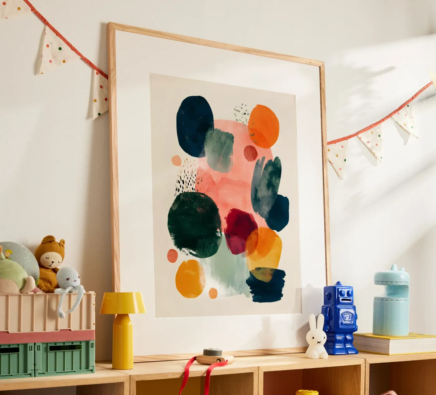 Sunset Motion Poster von Abstrakt Atelier