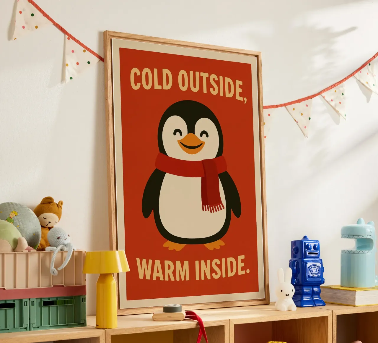 cold outside, warm inside plexiglass da PurePeachChristmas