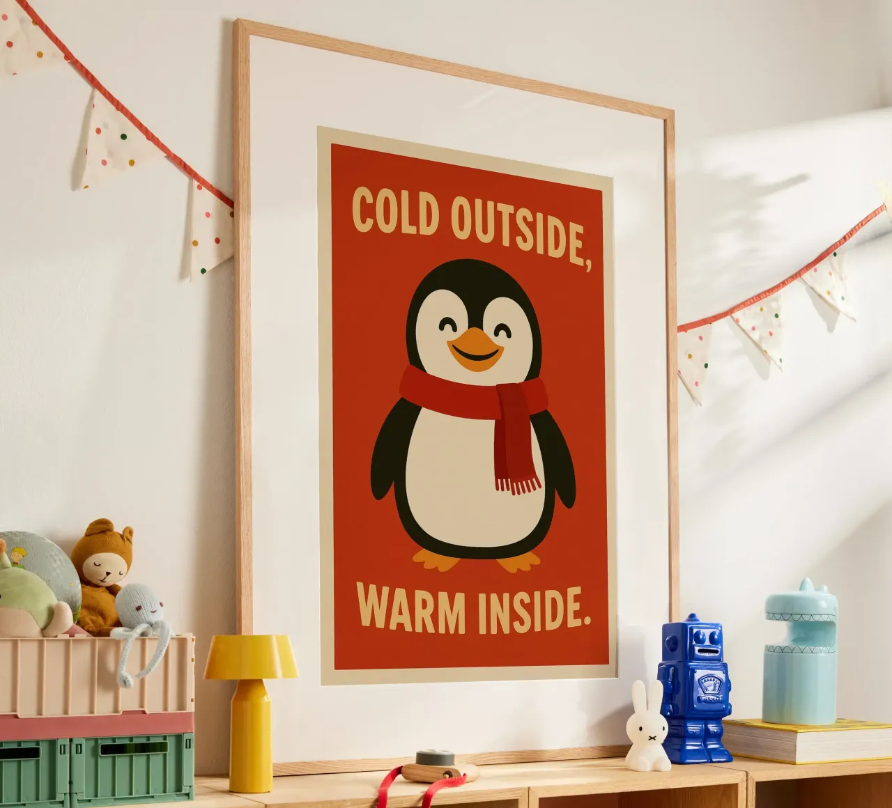 cold outside, warm inside poster da PurePeachChristmas