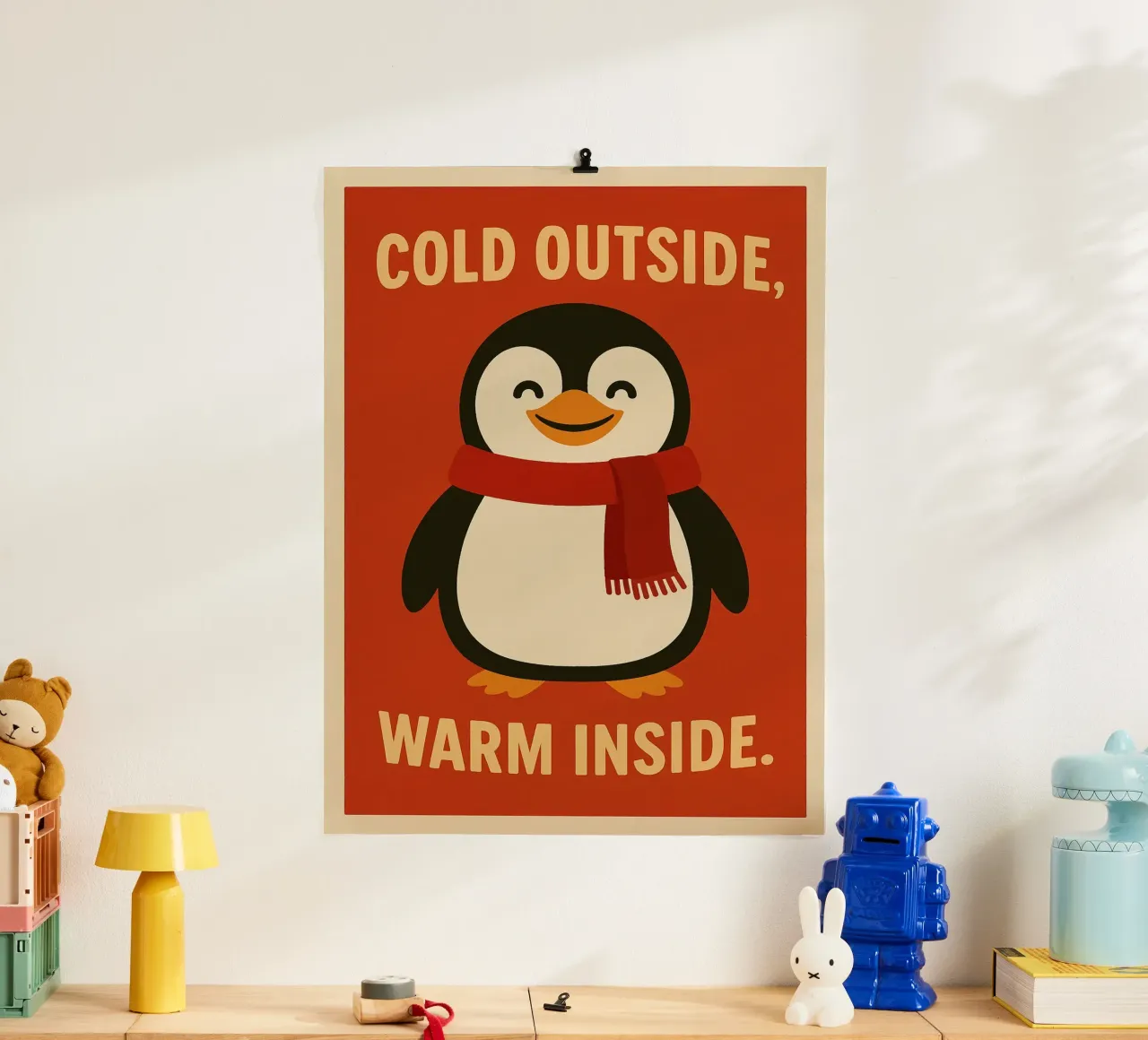 cold outside, warm inside poster da PurePeachChristmas