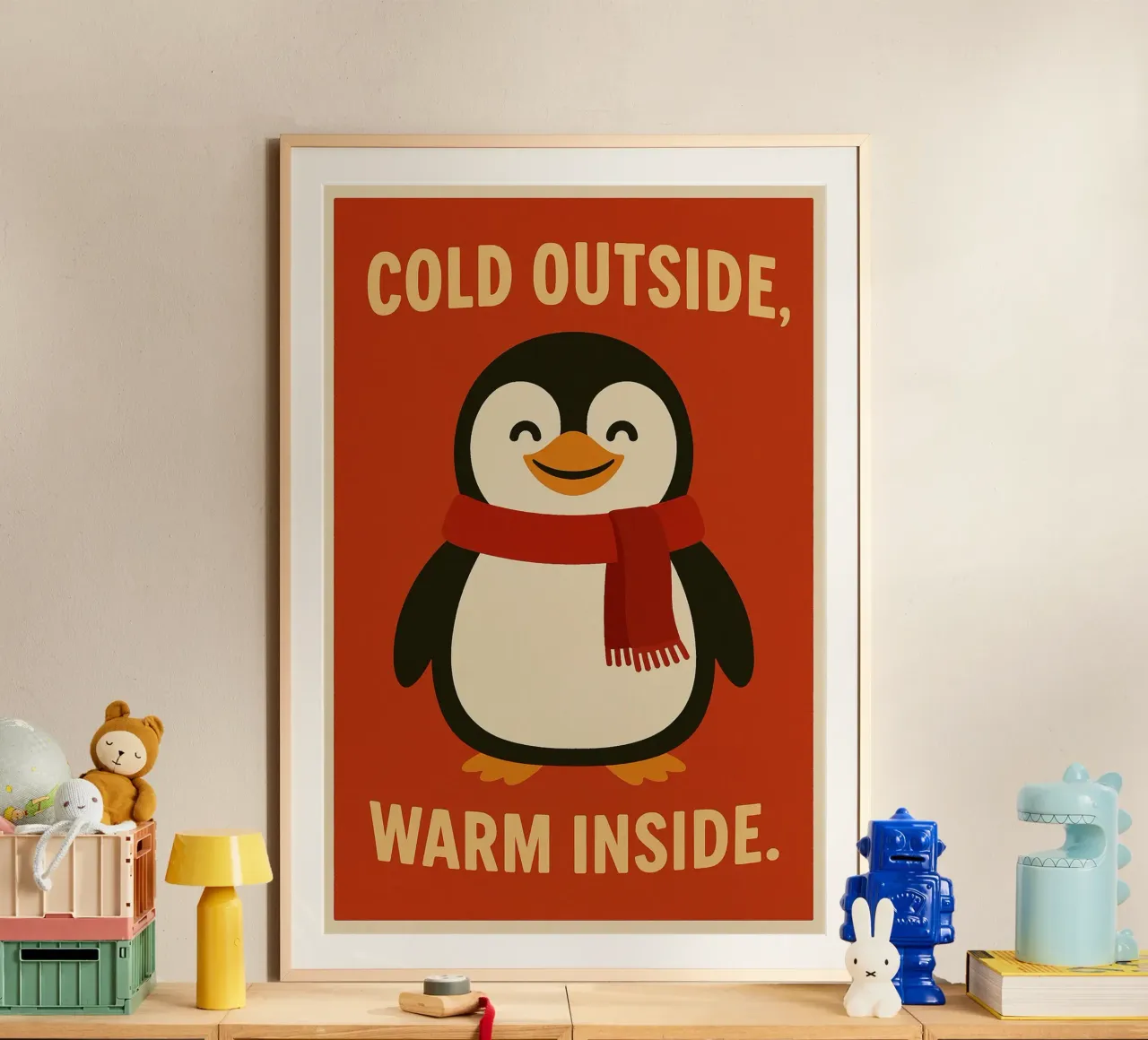 cold outside, warm inside poster da PurePeachChristmas