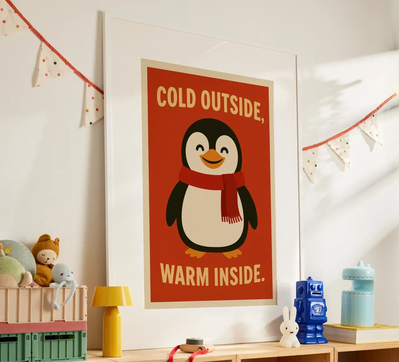 cold outside, warm inside poster da PurePeachChristmas