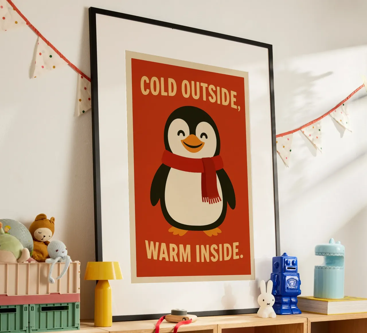 cold outside, warm inside poster da PurePeachChristmas