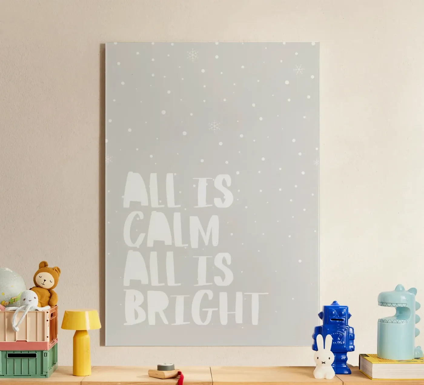 All is calm plexiglass da PurePeachChristmas