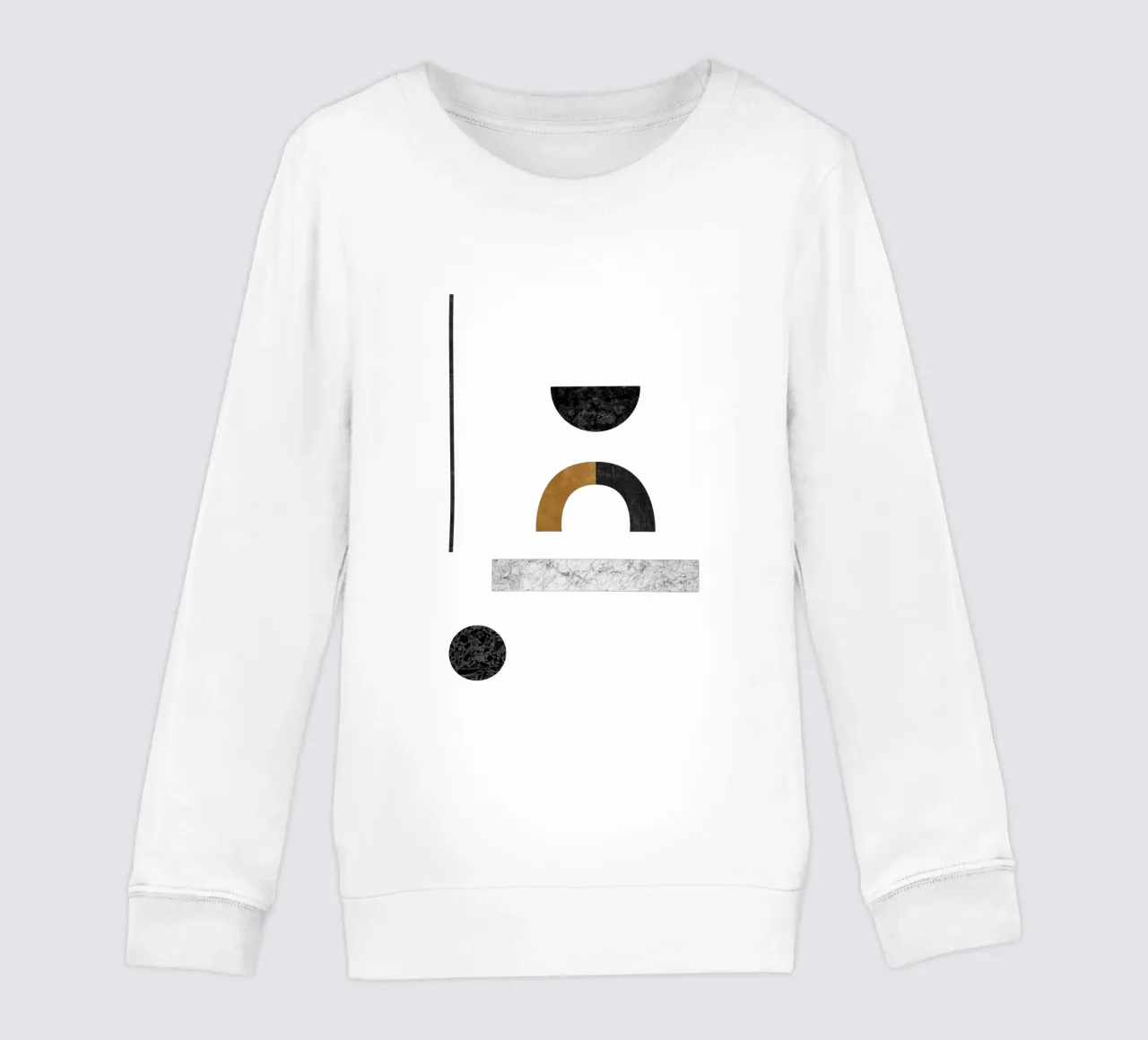 Abstract Geometric III kids sweatshirt by Orara Studio