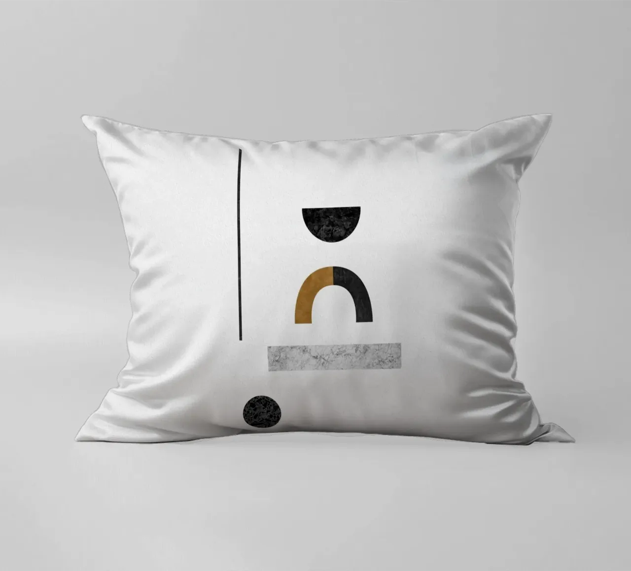 Abstract Geometric III decorative cushion by Orara Studio