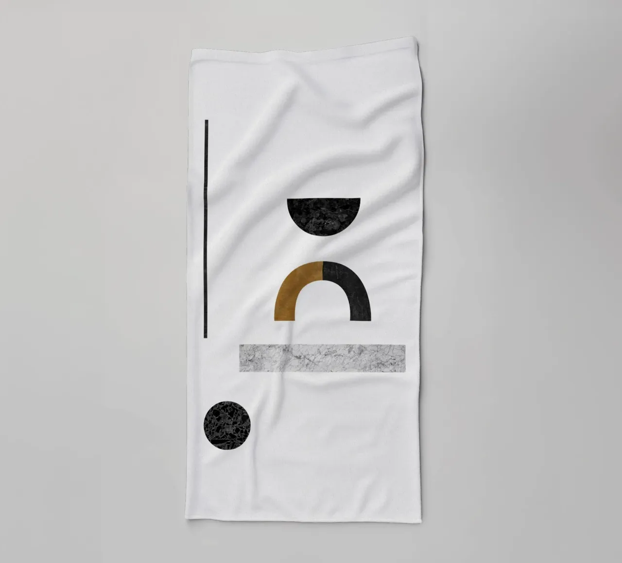 Abstrakt Geometrisch III Handtuch von Orara Studio