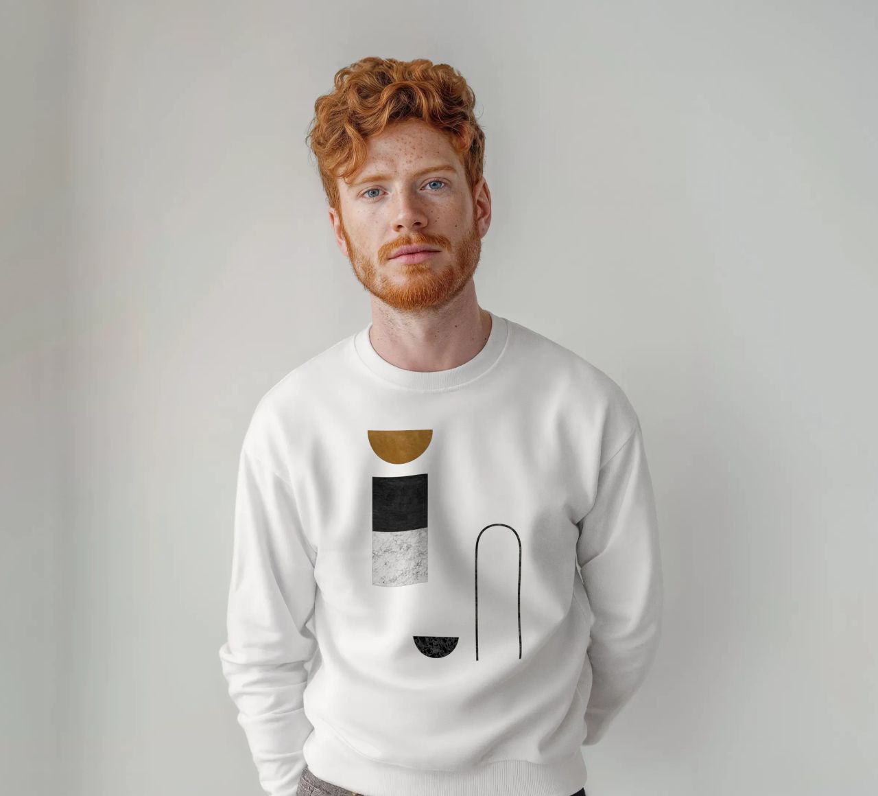 Geometría abstracta IV sudadera de Orara Studio
