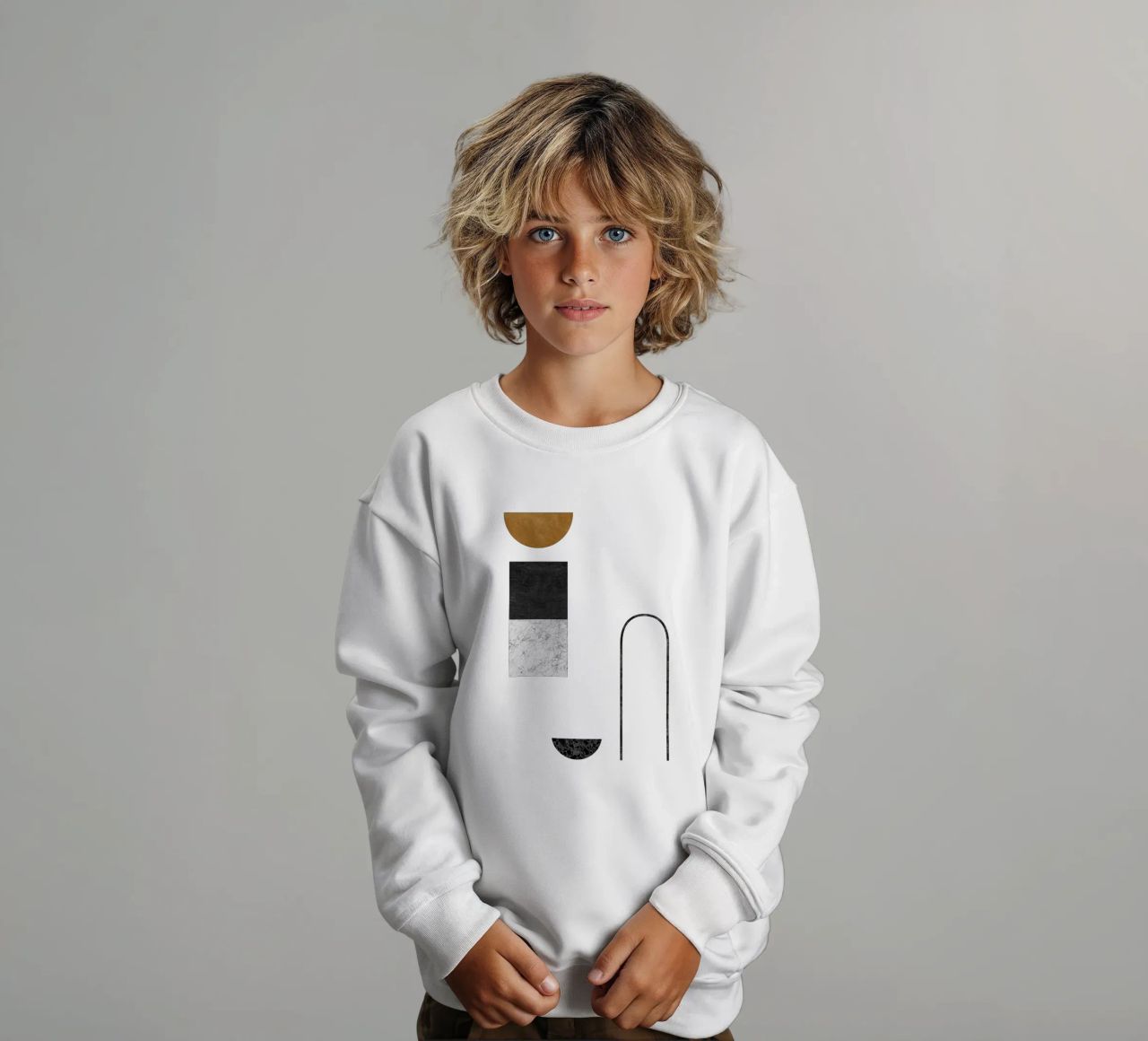 Geometría abstracta IV sudadera para niño de Orara Studio