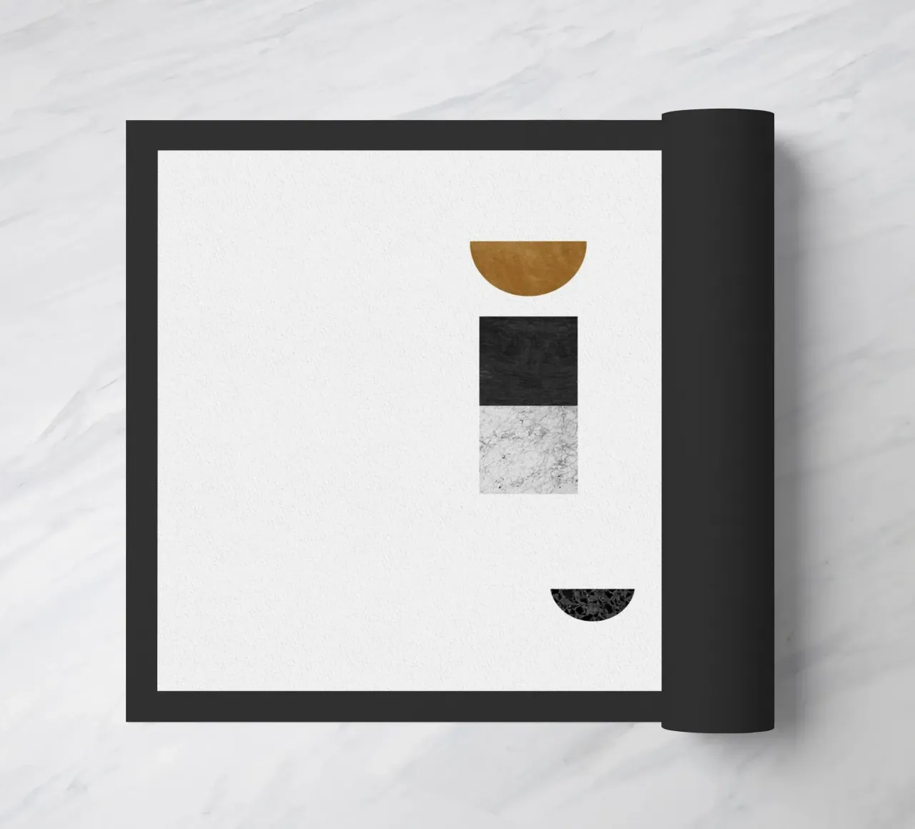 Geometria astratta IV zerbino da Orara Studio
