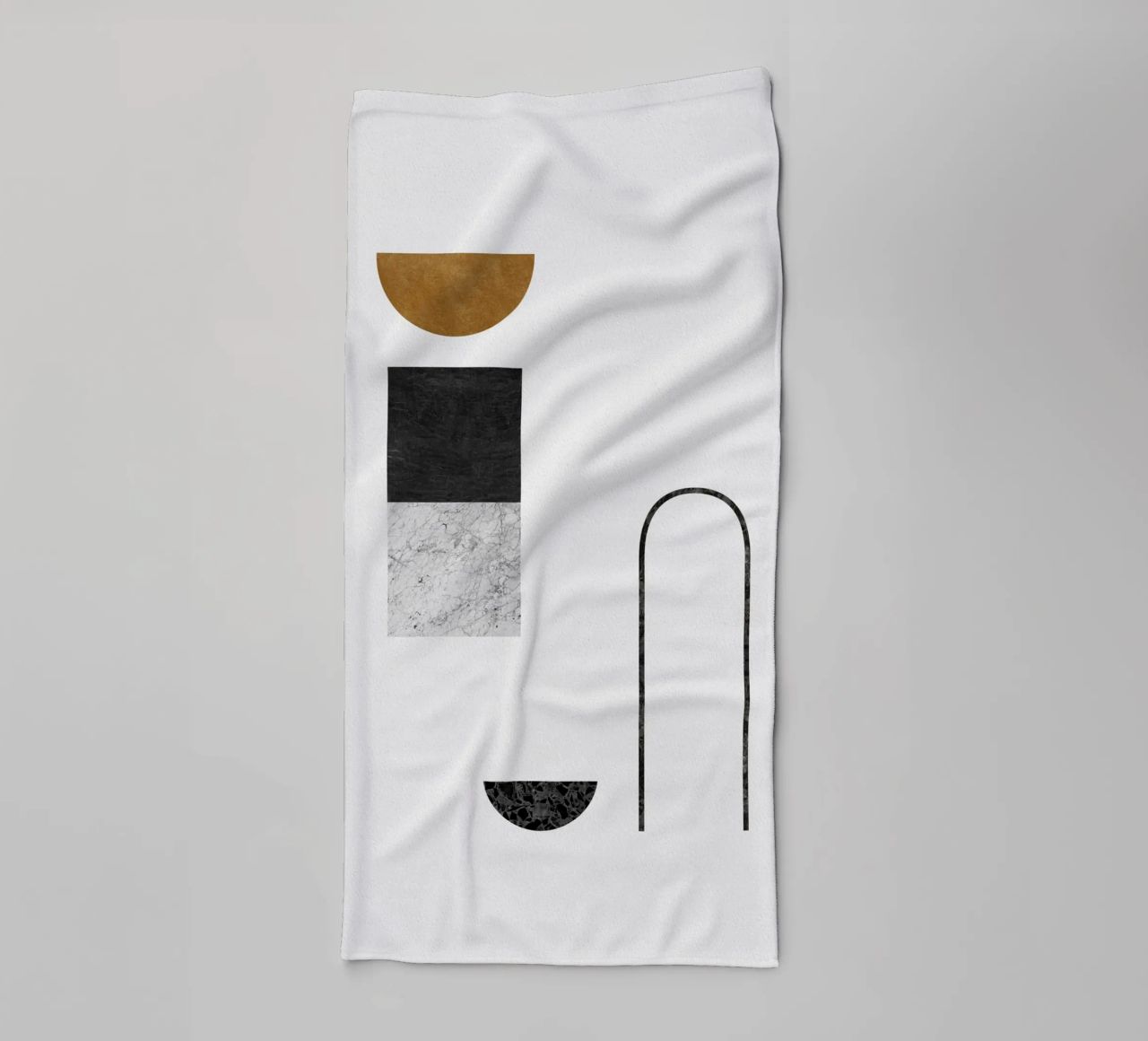 Abstract Geometric IV towel by Orara Studio