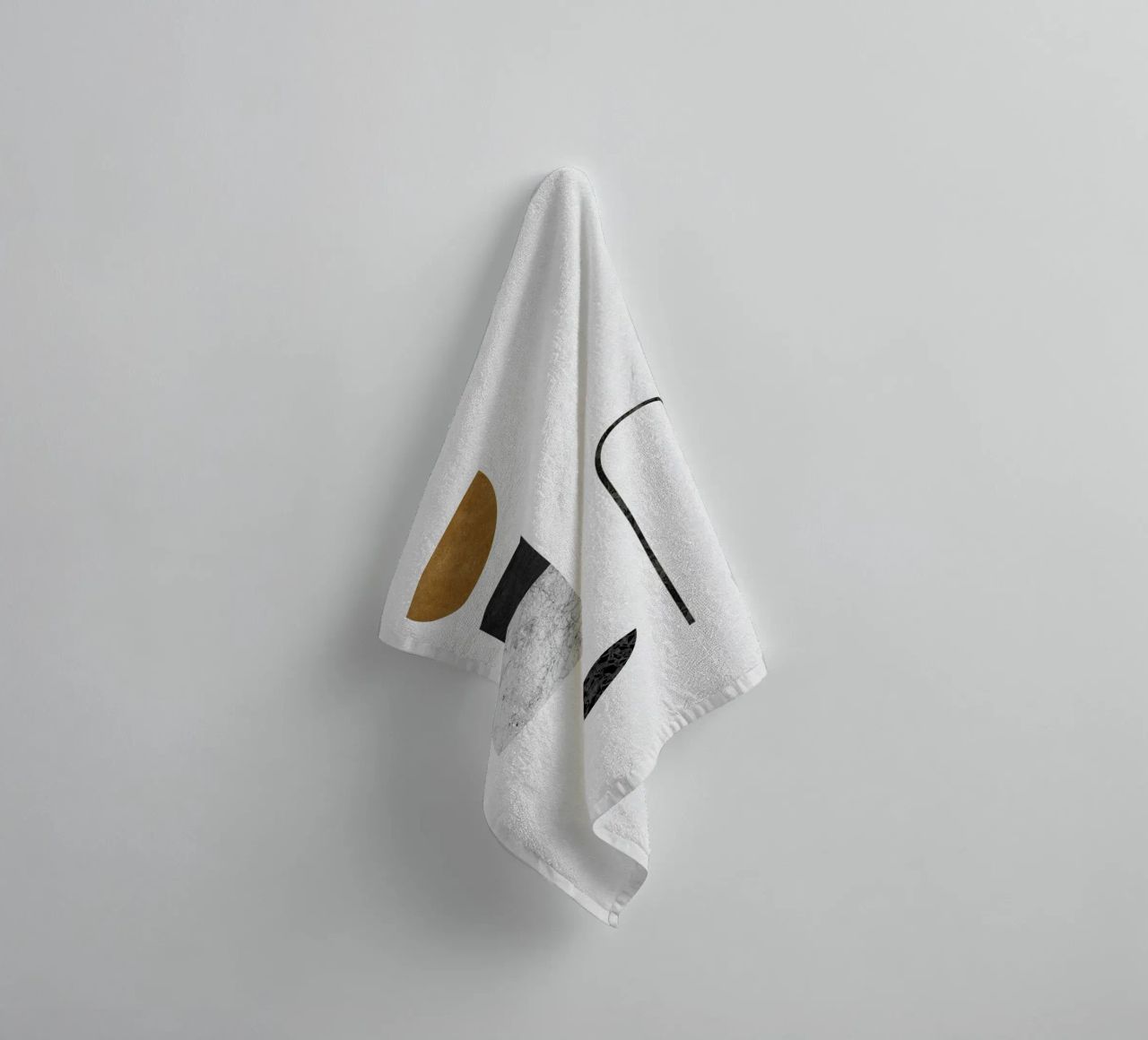 Abstract Geometric IV towel by Orara Studio