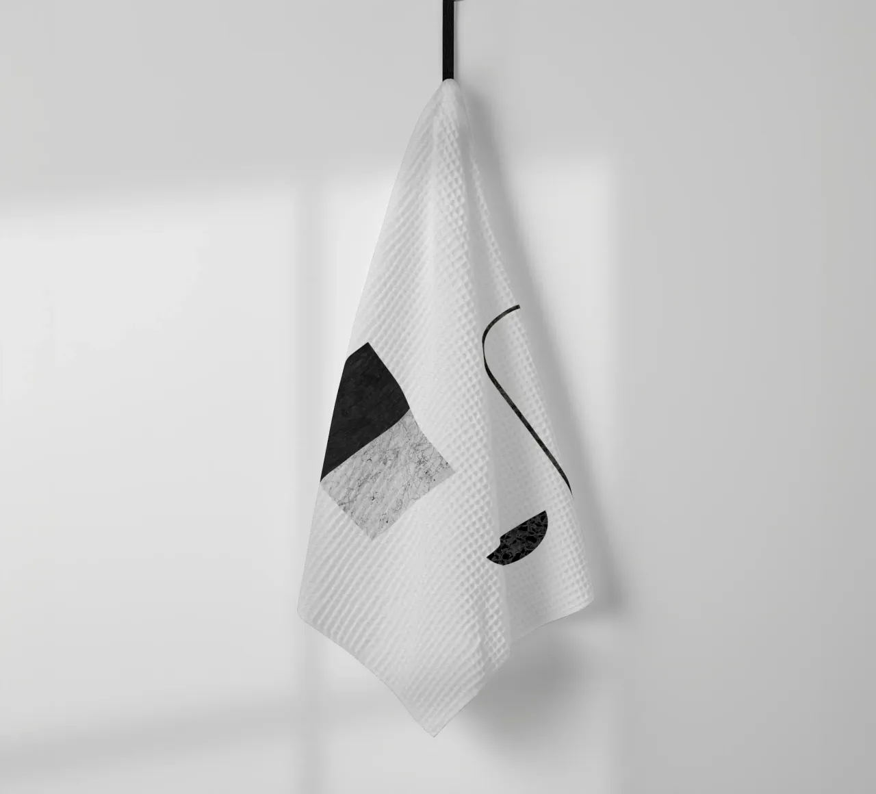 Abstract Geometric IV tea towel by Orara Studio