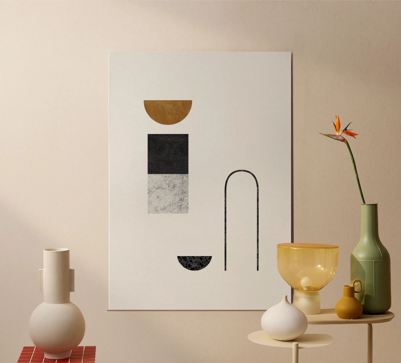 Abstract Geometric IV poster by Orara Studio
