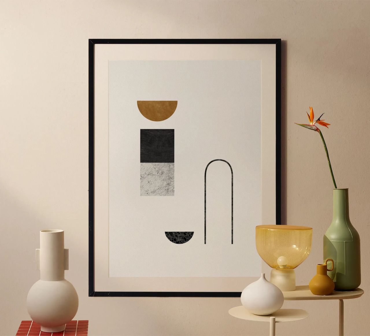 Abstract Geometric IV poster by Orara Studio