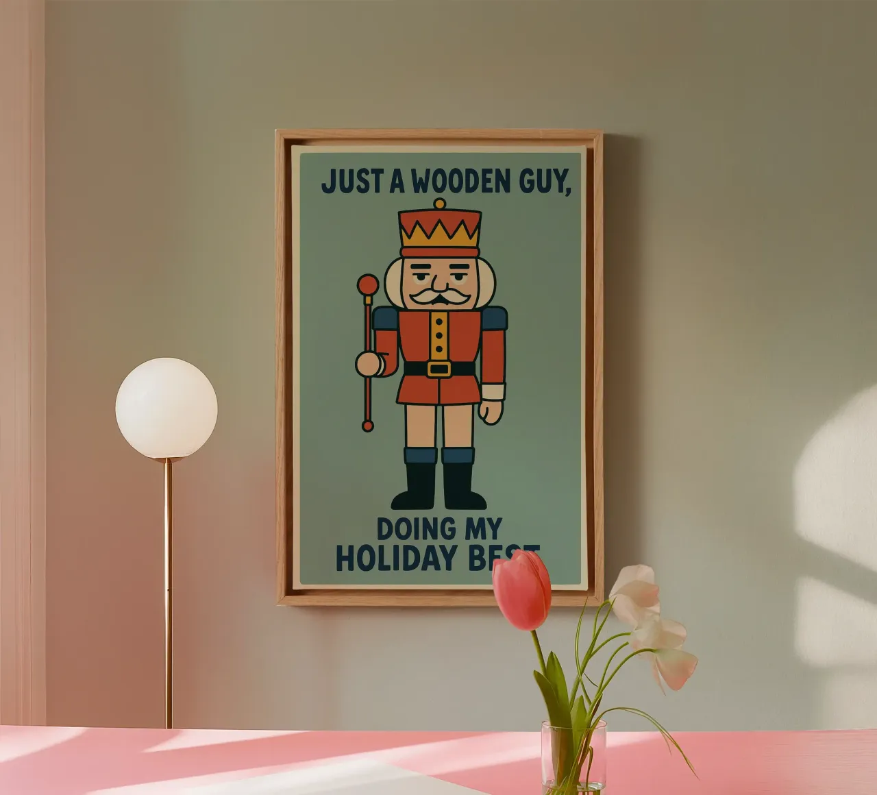 WOODEN GUY canvas by PurePeachChristmas