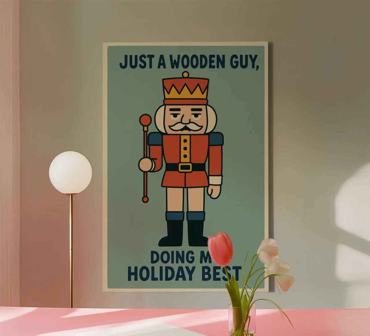 WOODEN GUY canvas by PurePeachChristmas