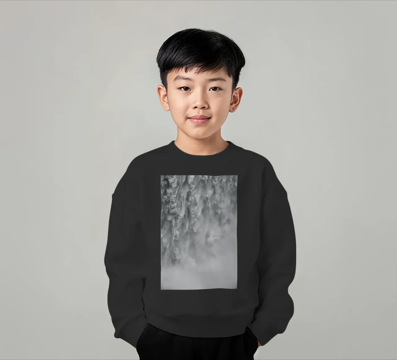 Abstract Waterfall felpa bambino da Fjöllart