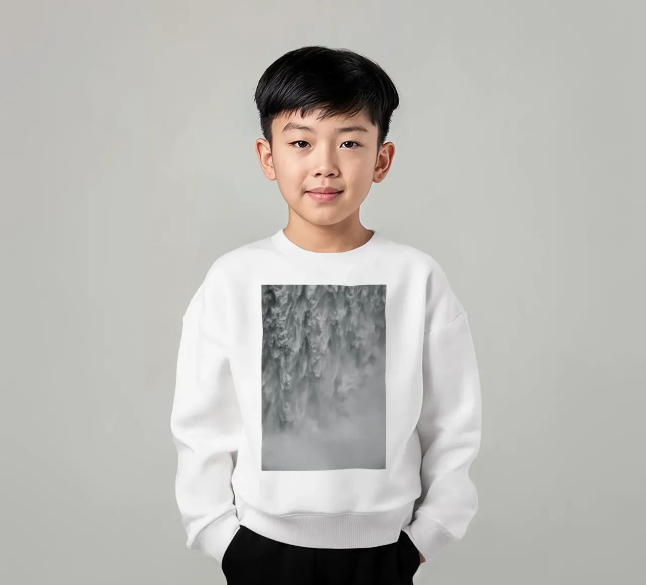 Abstract Waterfall felpa bambino da Fjöllart