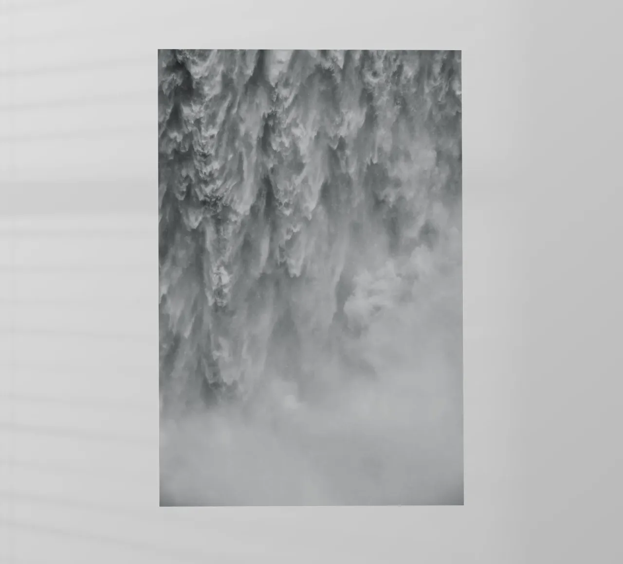 Abstract Waterfall pellicola backlit da Fjöllart