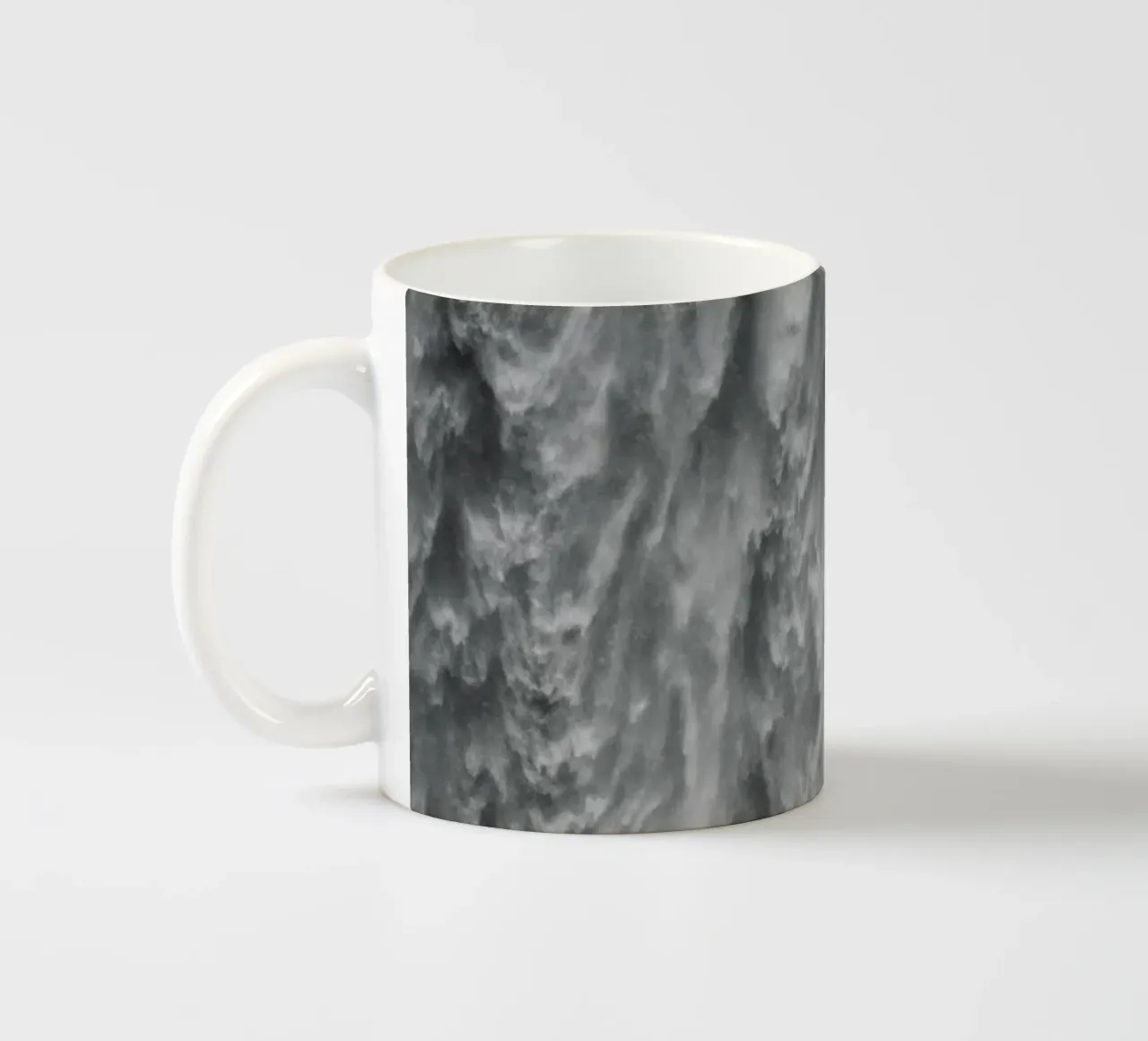 Abstract Waterfall tazza in ceramica da Fjöllart