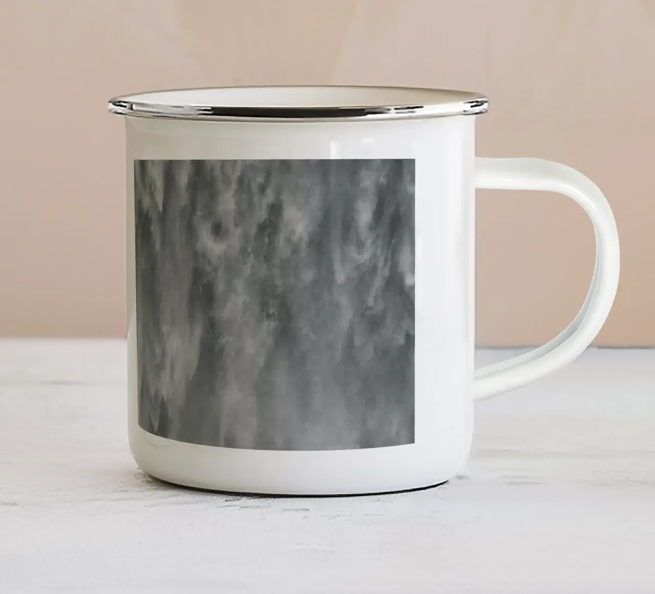 Abstract Waterfall tazza in smalto da Fjöllart