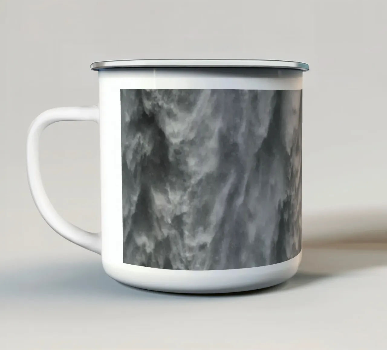 Abstract Waterfall tazza in smalto da Fjöllart