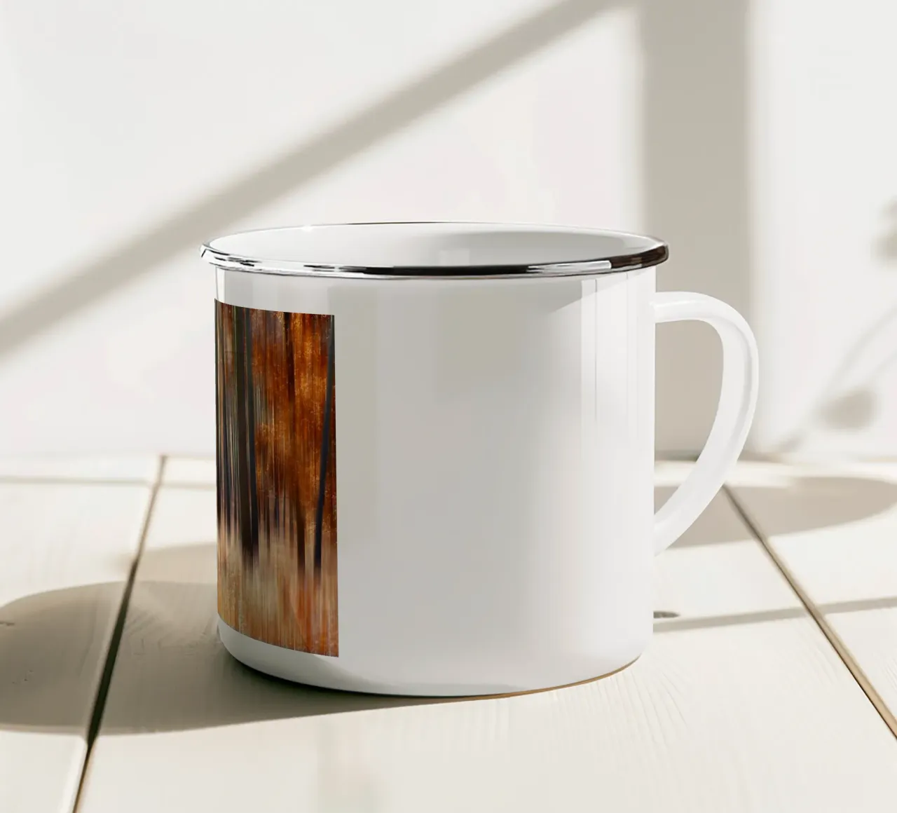 Nella foresta tazza in smalto da Atteloi