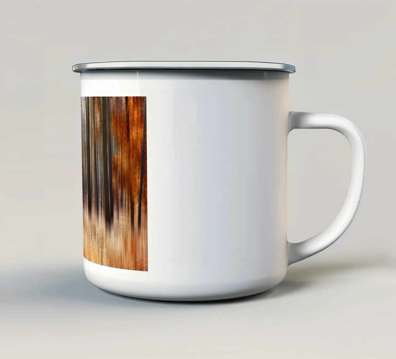 Nella foresta tazza in smalto da Atteloi