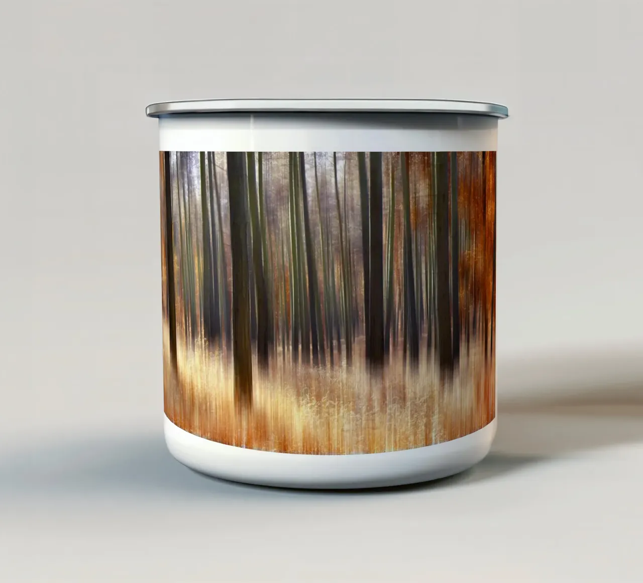 Nella foresta tazza in smalto da Atteloi