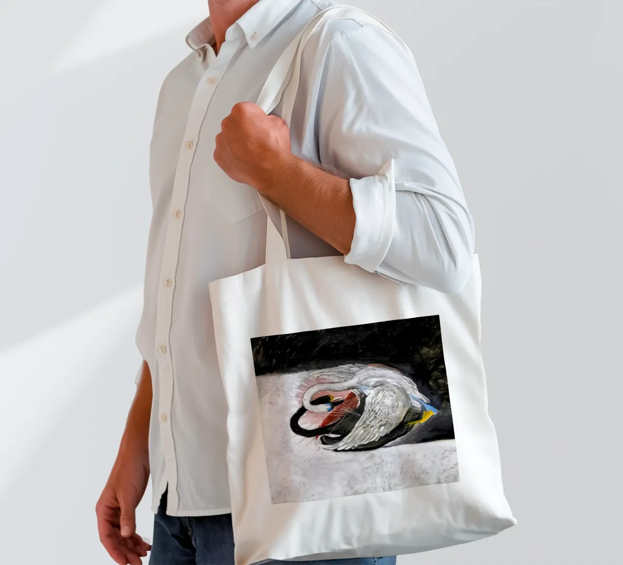 Il Cigno, n. 03, Gruppo IX-SUW borsa in juta da William Store