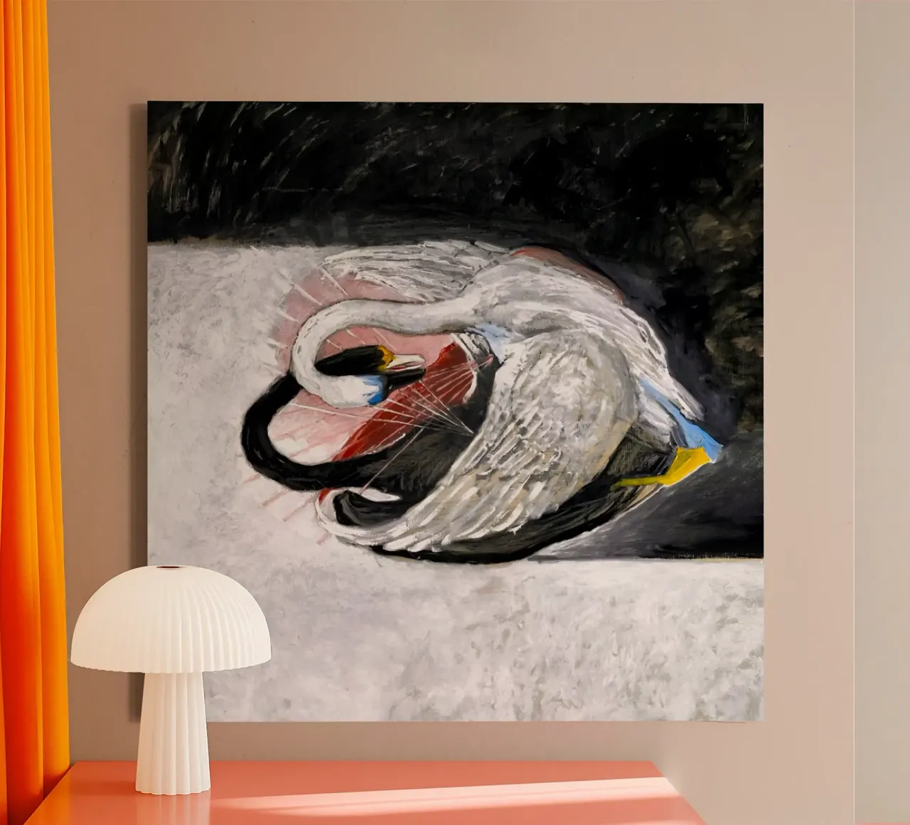 The Swan, No. 03, Group IX-SUW canvas by William Store