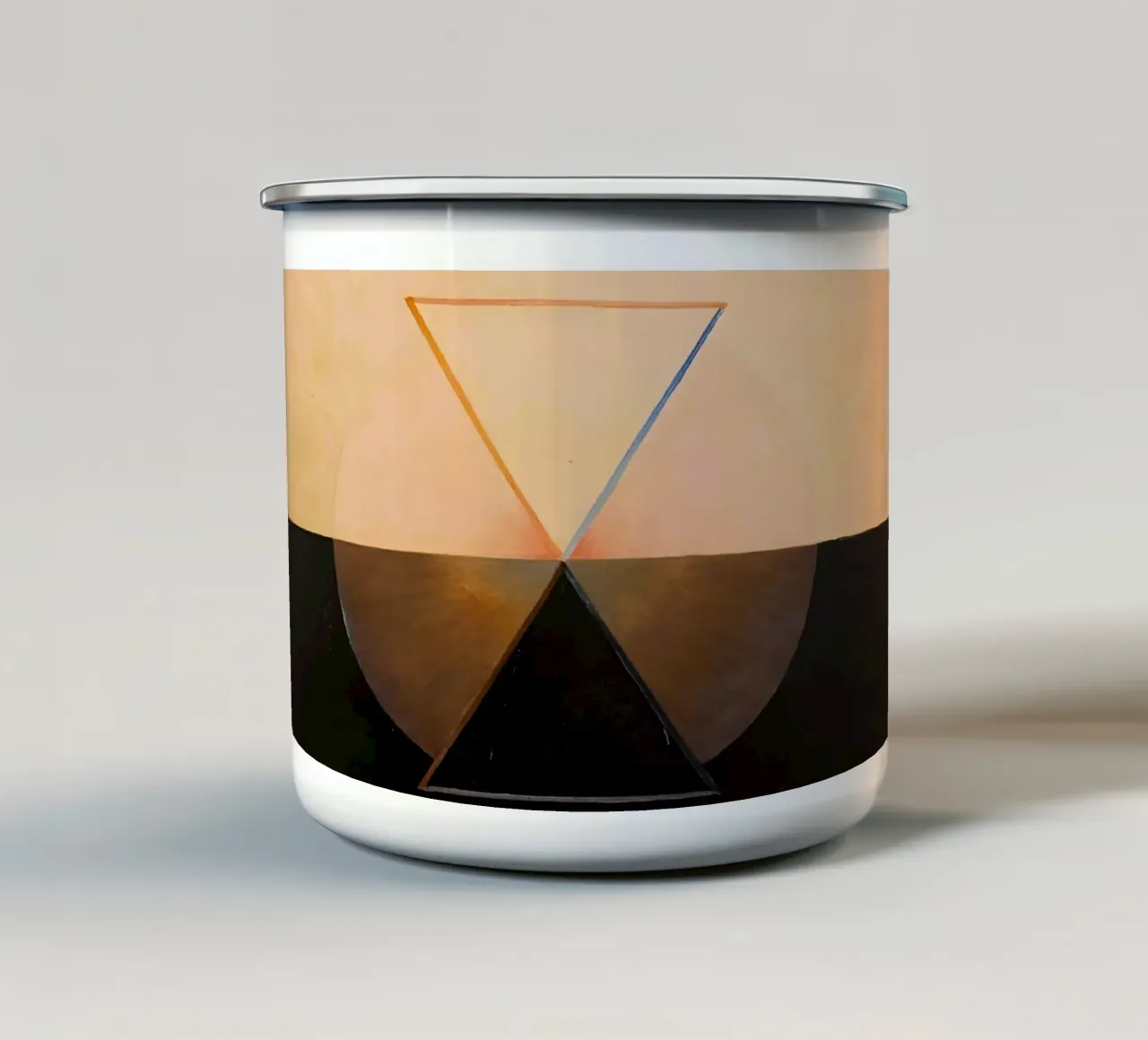 Hilma Af Klint - The Swan No. 13 Group Ix Suw enamel mug by William Store