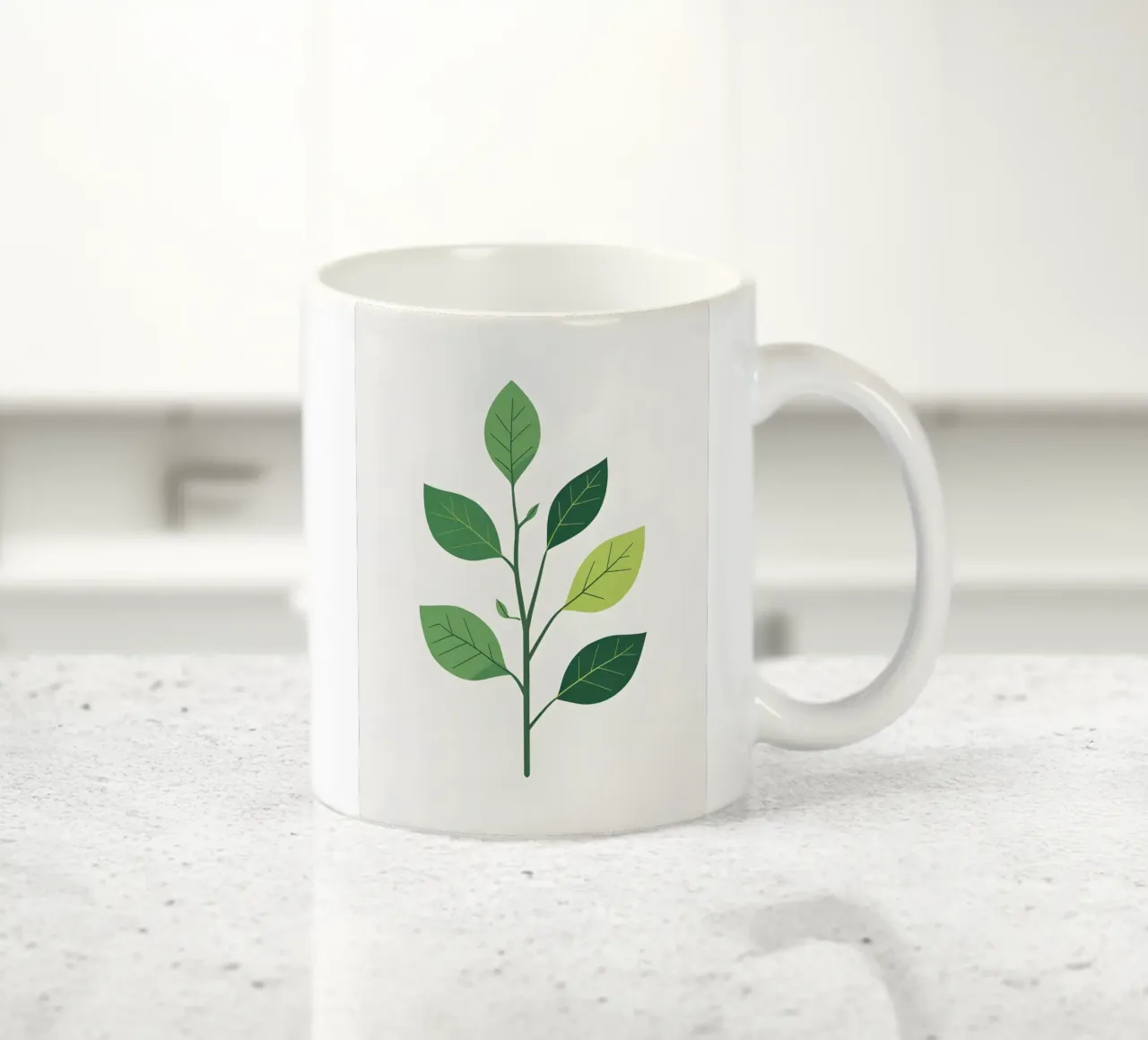 ramo semplice tazza in ceramica da botanical shop