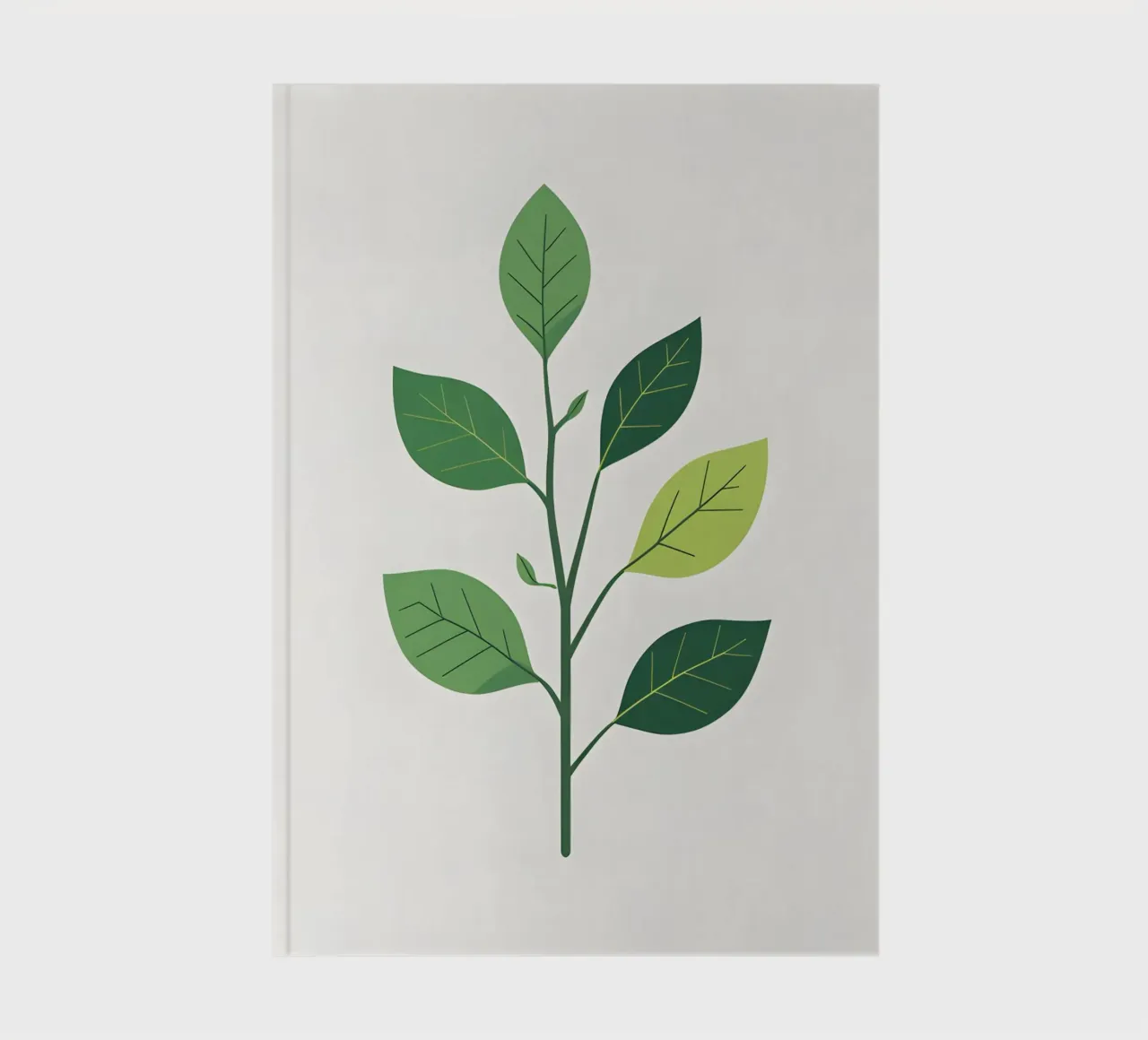 simple branch notebook by botanical shop