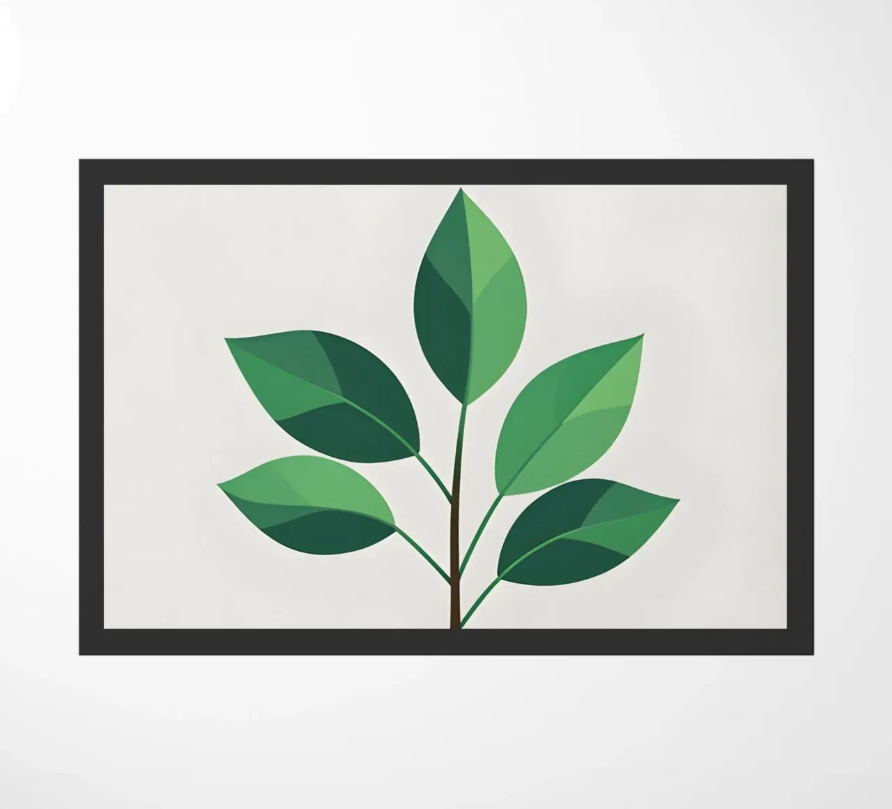 ramo verde semplice zerbino da botanical shop