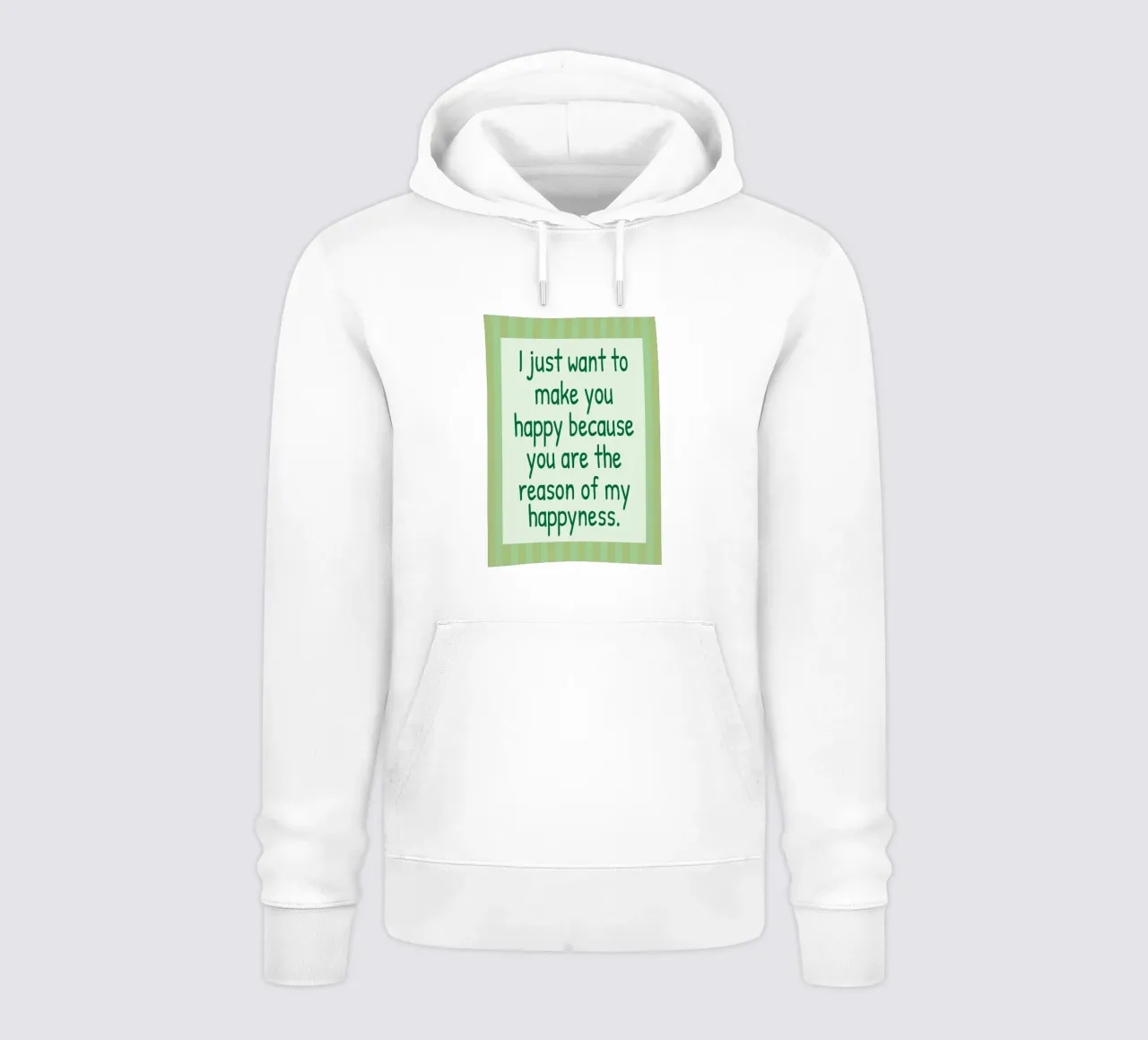 solo per renderti felice felpa con cappuccio da toegoe