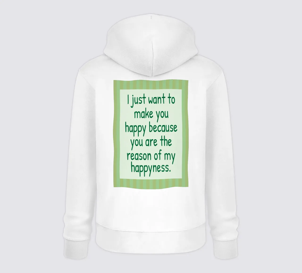 solo per renderti felice felpa con cappuccio da toegoe