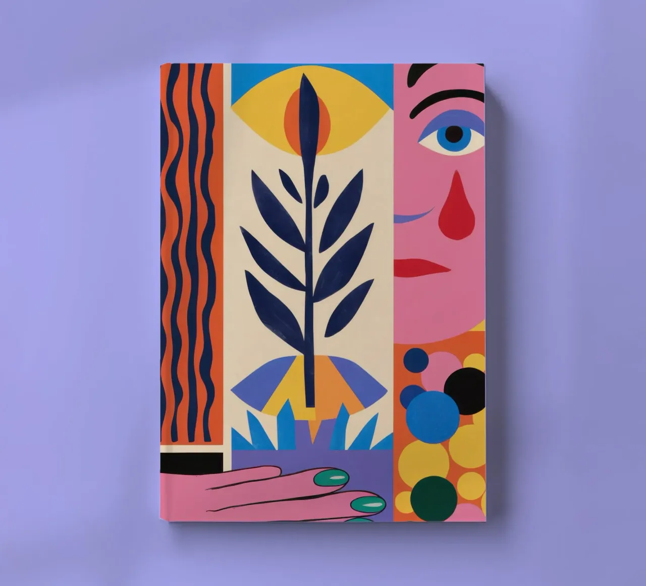 Fragmented Prismatic Emotion notebook by Sky Velour