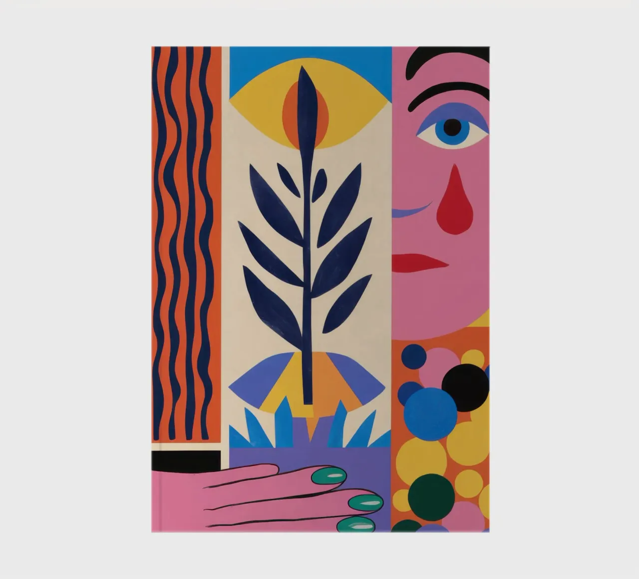 Fragmented Prismatic Emotion notebook by Sky Velour