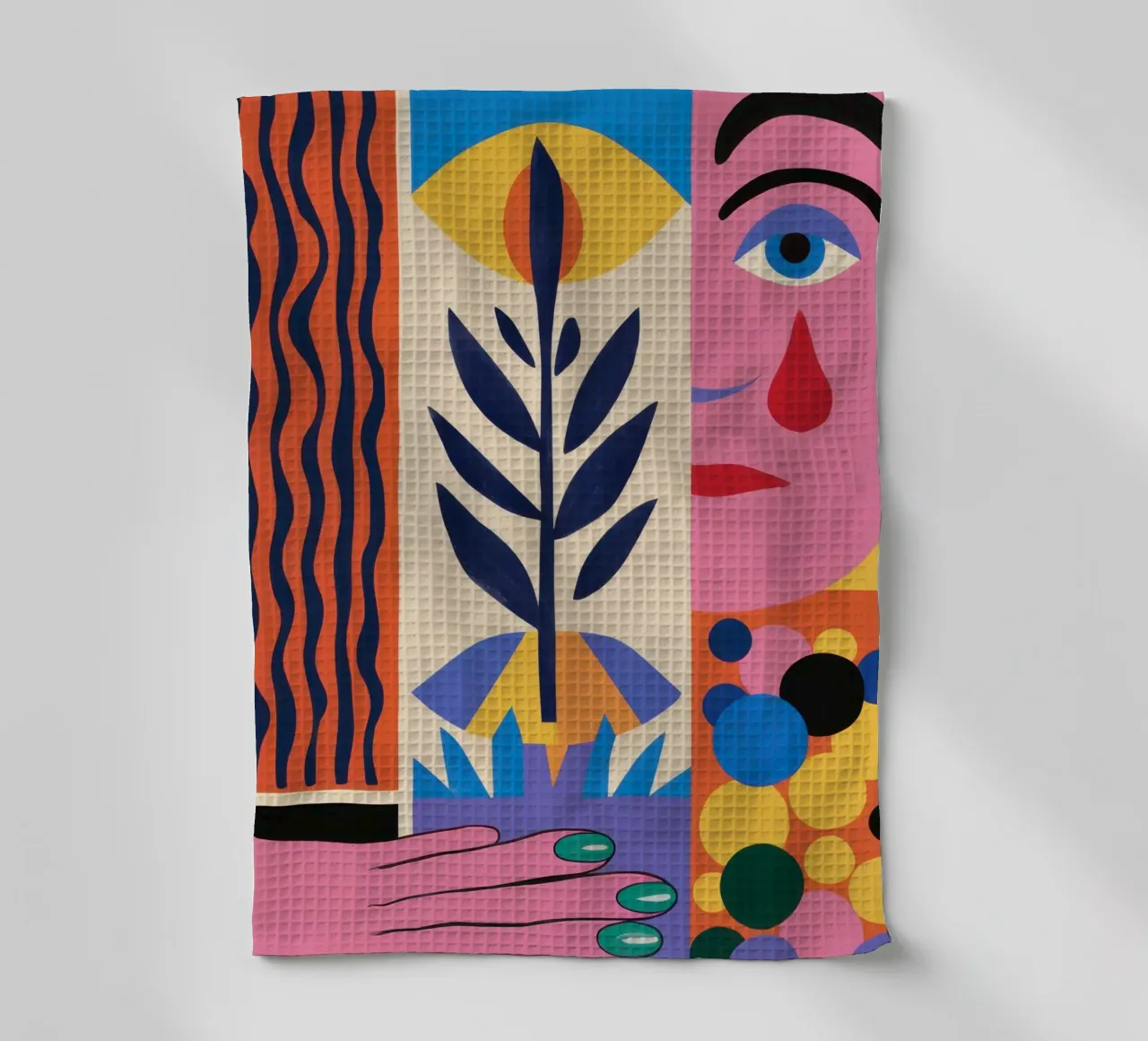 Emotion prismatique fragmentée torchon de Sky Velour