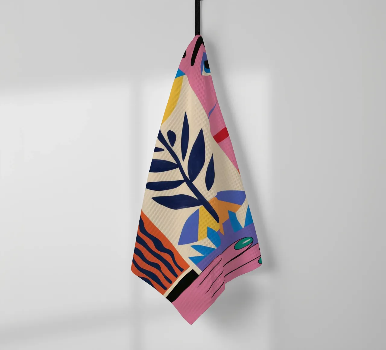 Emotion prismatique fragmentée torchon de Sky Velour