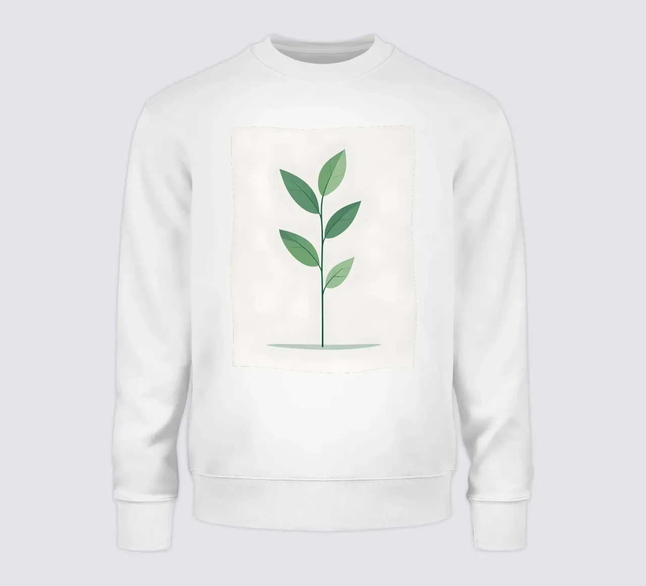 ramo vettoriale semplice felpa da botanical shop