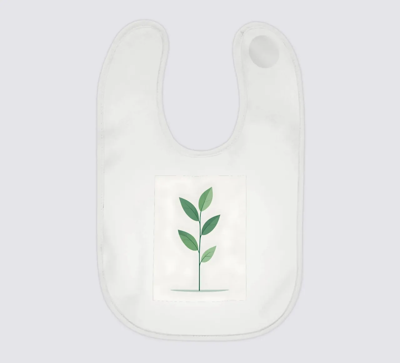 ramo vettoriale semplice bavaglino da botanical shop