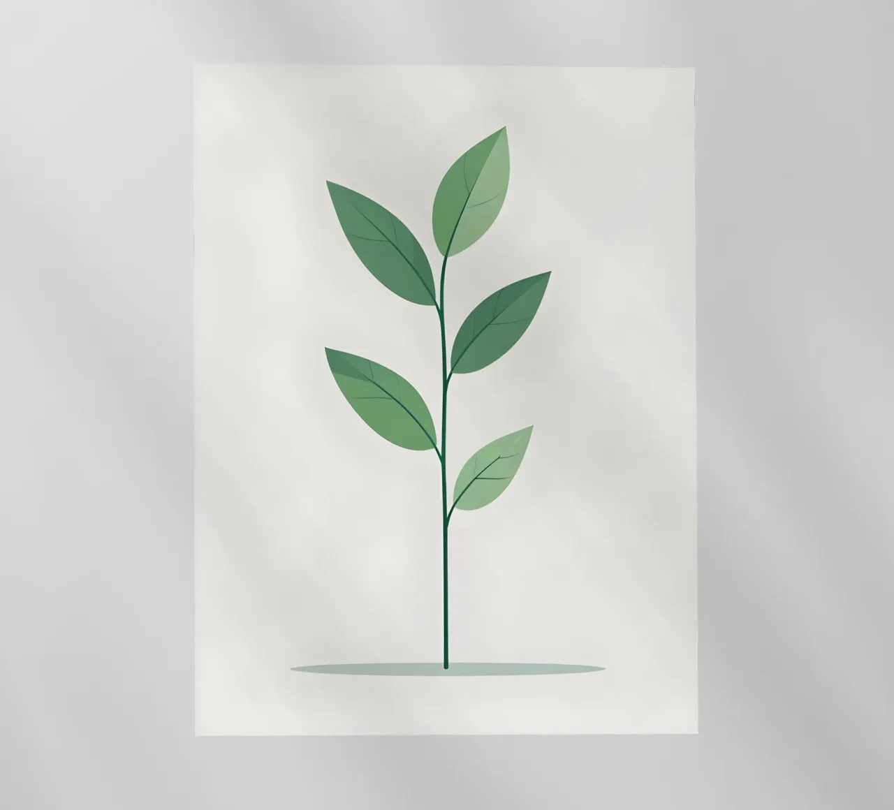 ramo vettoriale semplice pellicola backlit da botanical shop