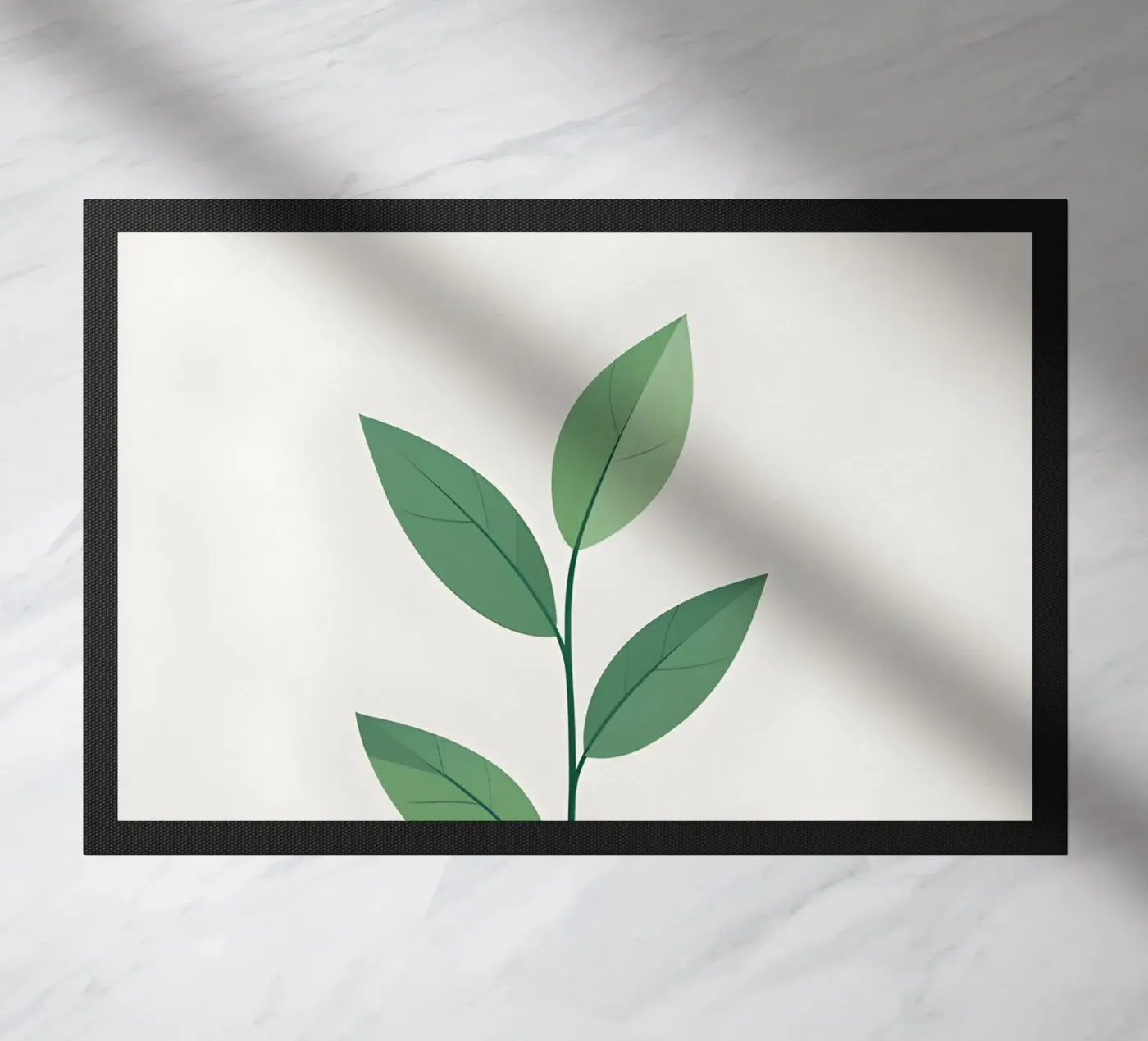 ramo vettoriale semplice zerbino da botanical shop